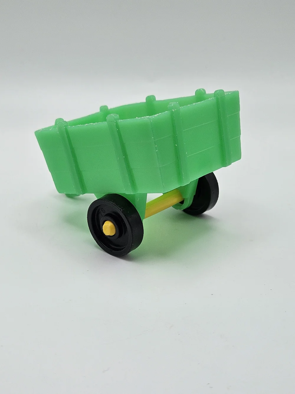 VINTAGE Fisher Price Little People Green Farm Hay Cart Tractor Replacement